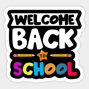 Welcome Back to School Sticker